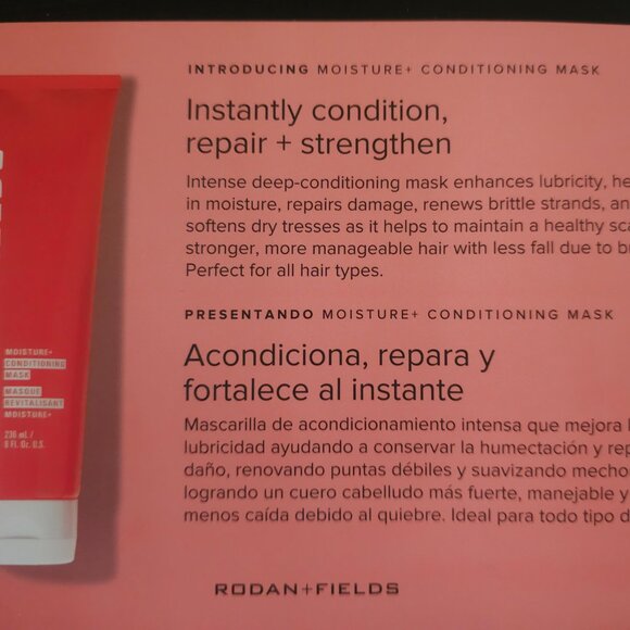 Rodan + Fields Moisture Conditioning Hair Mask x5 - Picture 3 of 3
